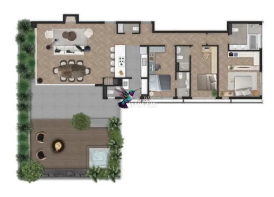 Foto 6 de Apartamento com 3 quartos à venda, 170m2 em Petrópolis, Porto Alegre - RS