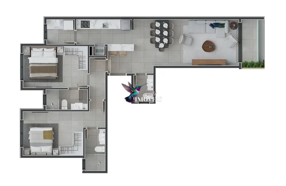 Apartamento com 2 quartos à venda, 89m2 em Centro, Torres - RS - imagem 7 Foto 7 de Apartamento com 2 quartos à venda, 89m2 em Centro, Torres - RS