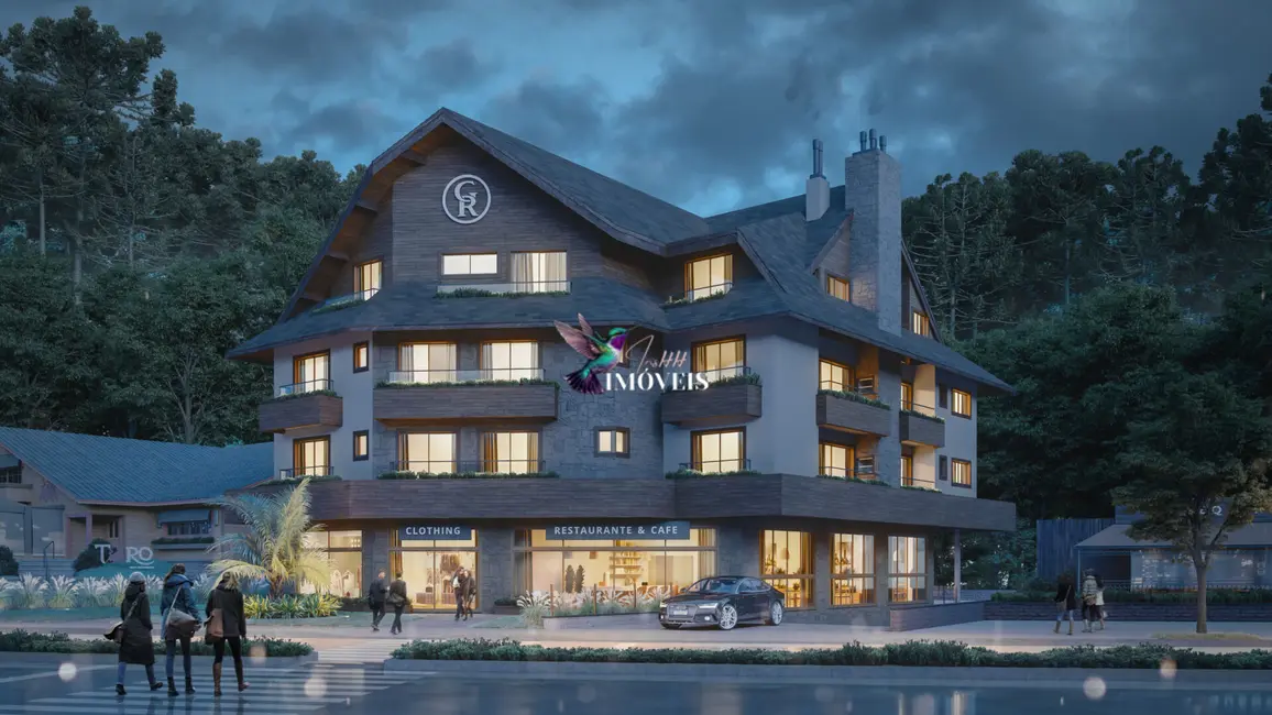 Apartamento com 2 quartos à venda, 91m2 em Gramado - RS - imagem 2 Foto 2 de Apartamento com 2 quartos à venda, 91m2 em Gramado - RS