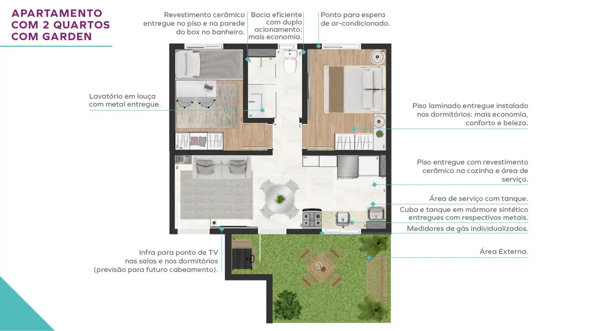 Foto 8 de Apartamento com 2 quartos à venda, 39m2 em Rubem Berta, Porto Alegre - RS