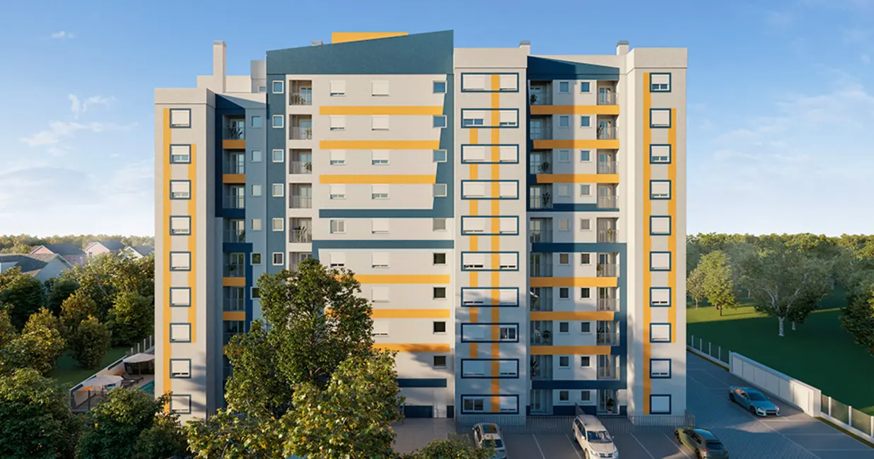 Foto 2 de Apartamento com 2 quartos à venda, 52m2 em São Jorge, Novo Hamburgo - RS