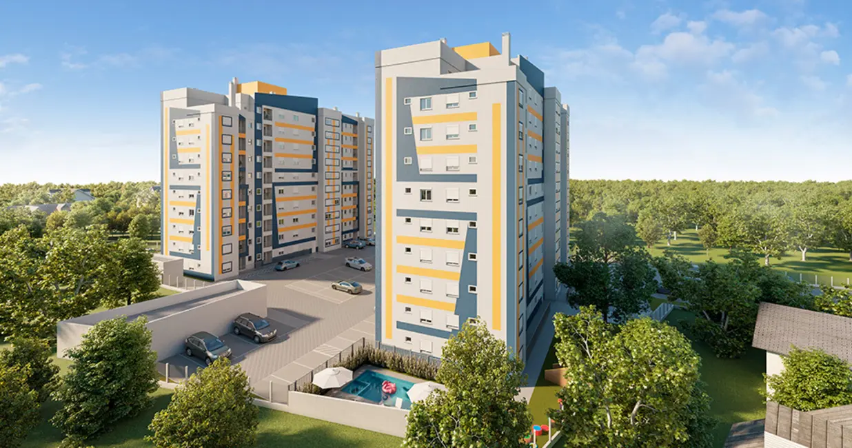Foto 1 de Apartamento com 2 quartos à venda, 52m2 em São Jorge, Novo Hamburgo - RS