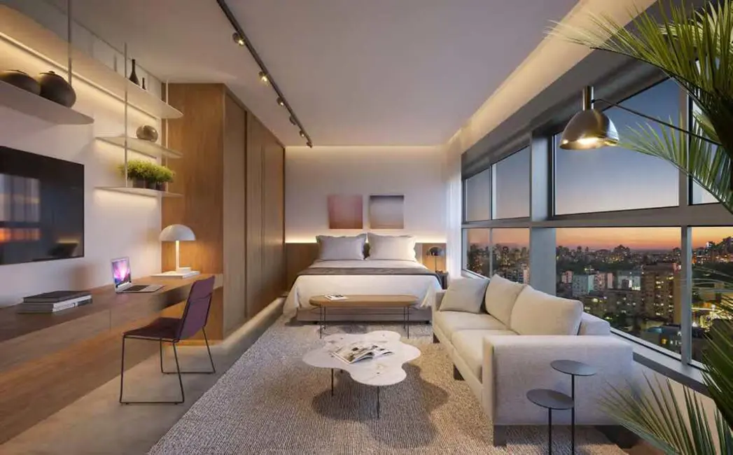 Apartamento com 1 quarto à venda, 46m2 em Azenha, Porto Alegre - RS - imagem 4 Foto 4 de Apartamento com 1 quarto à venda, 46m2 em Azenha, Porto Alegre - RS