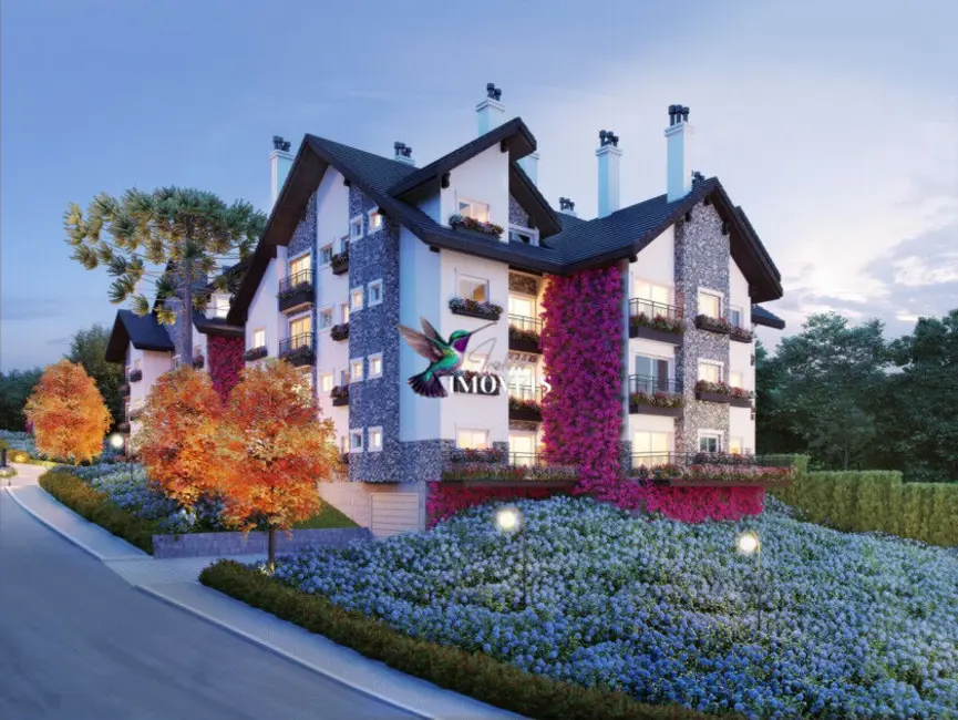 Apartamento com 2 quartos à venda, 79m2 em Gramado - RS - imagem 2 Foto 2 de Apartamento com 2 quartos à venda, 79m2 em Gramado - RS