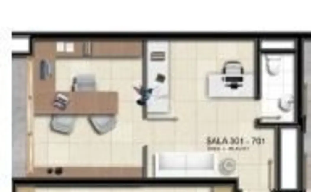 Foto 6 de Sala Comercial à venda, 38m2 em Praia de Belas, Porto Alegre - RS