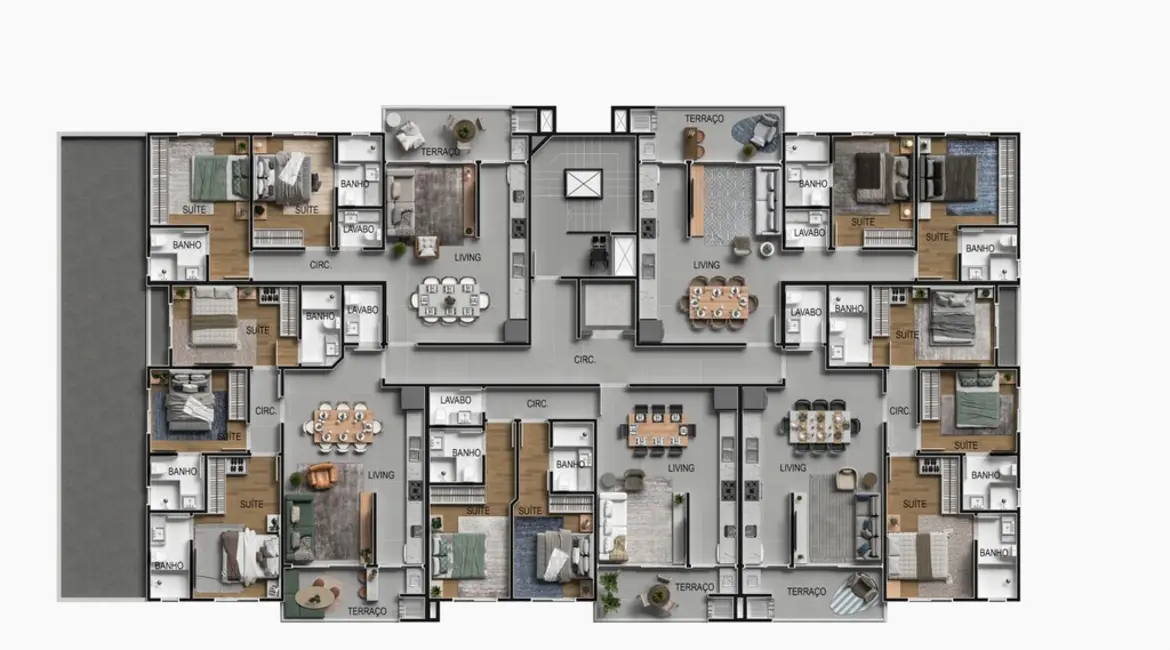 Foto 8 de Cobertura com 4 quartos à venda, 167m2 em Bombinhas - SC