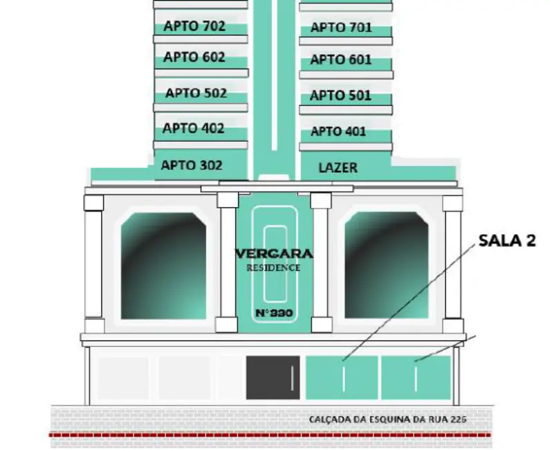 Foto 2 de Sala Comercial à venda, 59m2 em Meia Praia, Itapema - SC