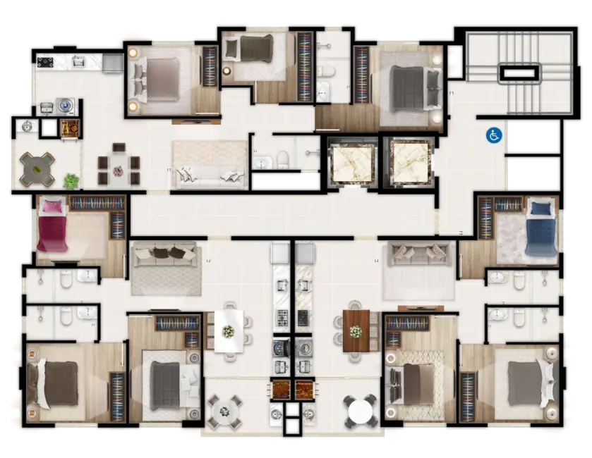 Foto 9 de Apartamento com 3 quartos à venda, 70m2 em Itapema - SC