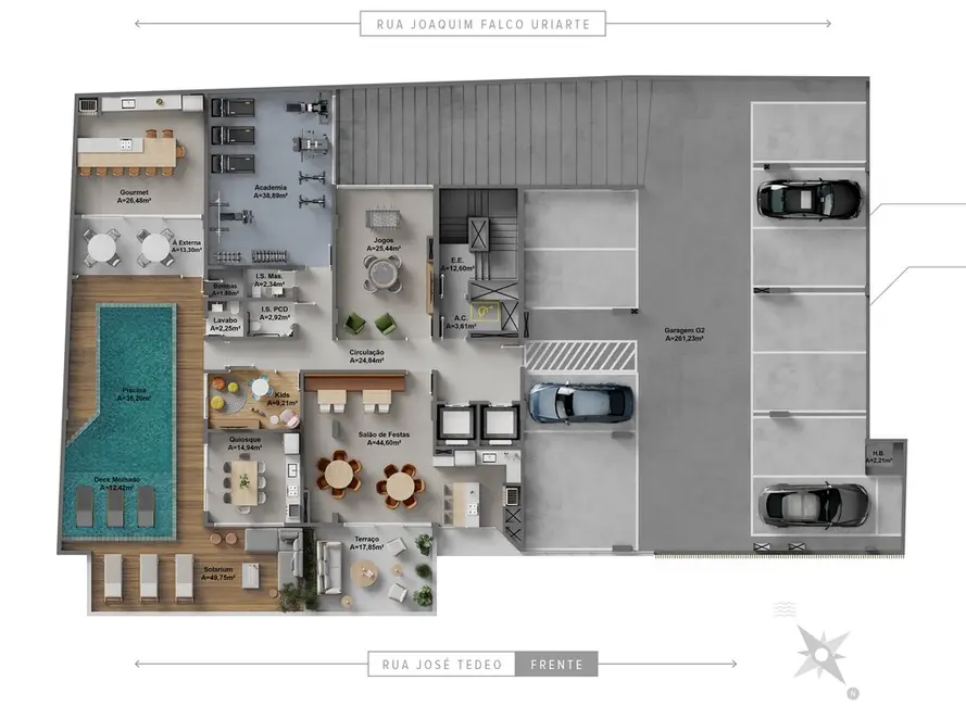 Foto 7 de Apartamento com 2 quartos à venda, 68m2 em São Judas, Itajai - SC