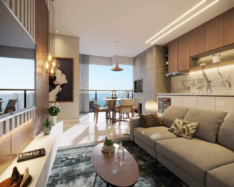 Foto 3 de Apartamento com 2 quartos à venda, 60m2 em Itapema - SC