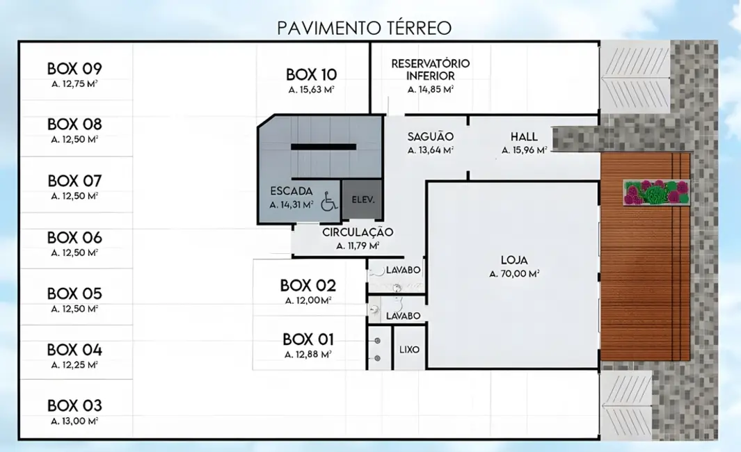Foto 3 de Loja à venda, 70m2 em Capao Da Canoa - RS