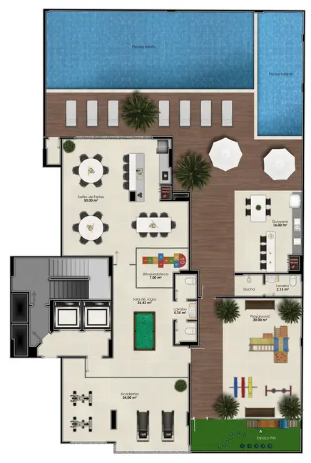 Foto 6 de Apartamento com 3 quartos à venda, 106m2 em Meia Praia, Itapema - SC