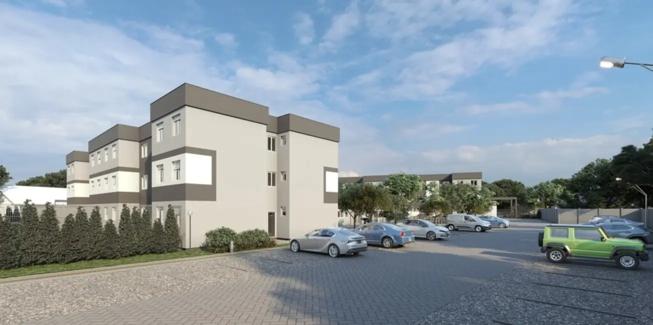 Foto 2 de Apartamento com 3 quartos à venda, 55m2 em Guarujá, Porto Alegre - RS