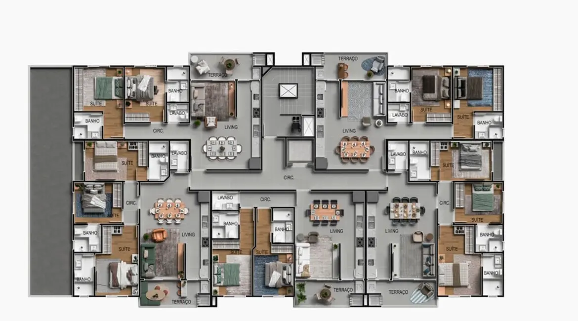 Foto 8 de Apartamento com 3 quartos à venda, 100m2 em Bombinhas - SC