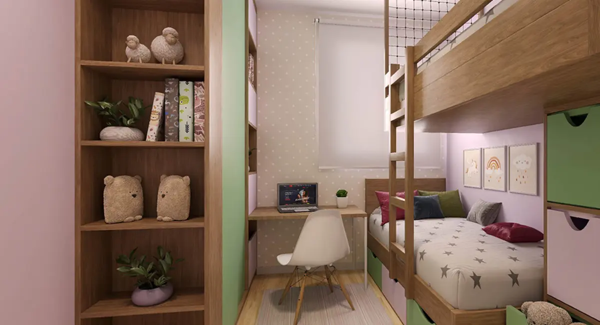 Apartamento com 2 quartos à venda, 36m2 em Fátima, Canoas - RS - imagem 6 Foto 6 de Apartamento com 2 quartos à venda, 36m2 em Fátima, Canoas - RS
