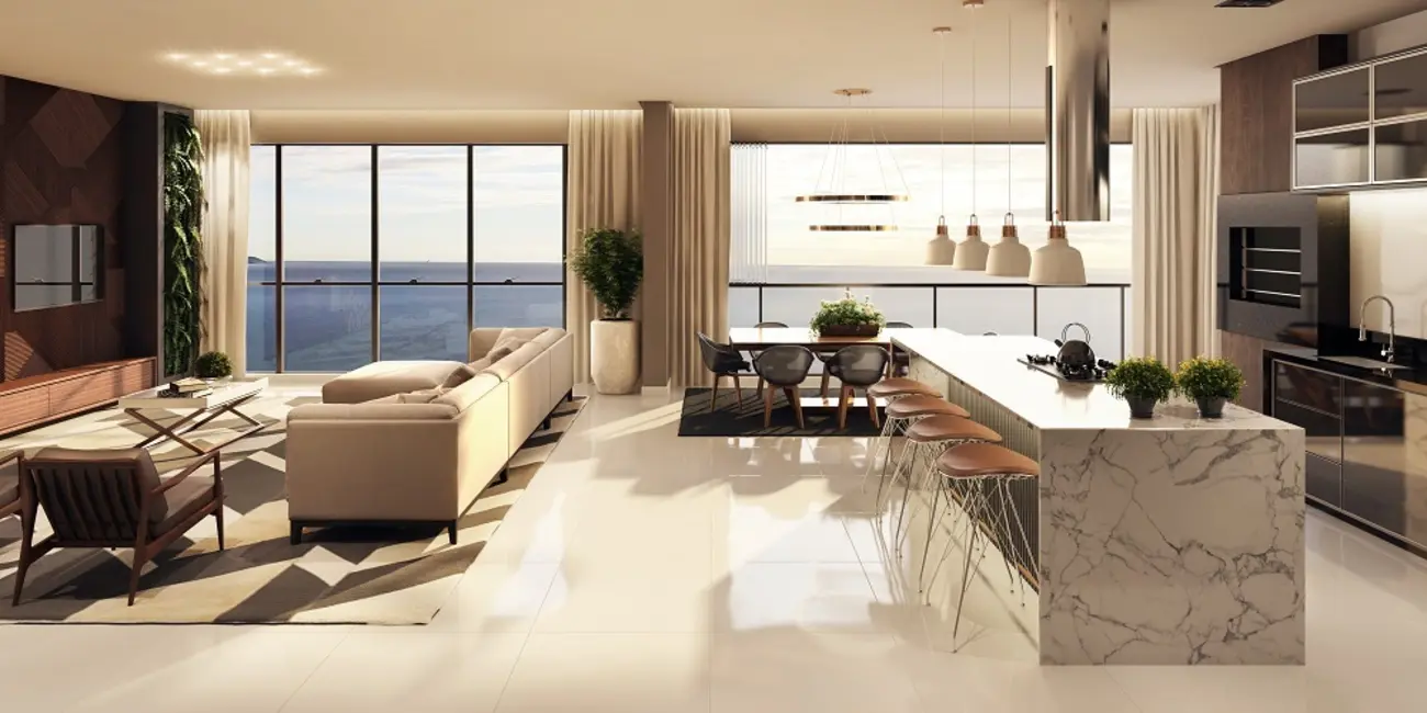 Foto 4 de Apartamento com 4 quartos à venda, 201m2 em Meia Praia, Itapema - SC