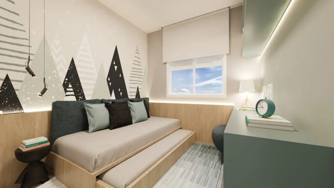 Foto 7 de Apartamento com 3 quartos à venda, 55m2 em Guarujá, Porto Alegre - RS