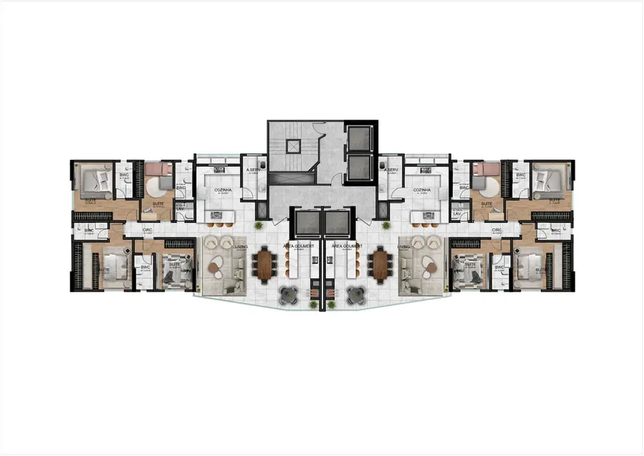 Cobertura com 4 quartos à venda, 394m2 em Centro, Balneario Camboriu - SC - imagem 7 Foto 7 de Cobertura com 4 quartos à venda, 394m2 em Centro, Balneario Camboriu - SC