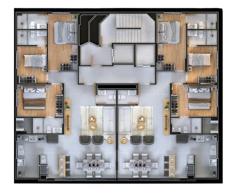 Apartamento com 3 quartos à venda, 235m2 em Centro, Balneario Camboriu - SC - imagem 4 Foto 4 de Apartamento com 3 quartos à venda, 235m2 em Centro, Balneario Camboriu - SC