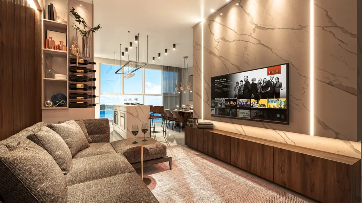 Foto 4 de Apartamento com 3 quartos à venda, 99m2 em Bombinhas - SC