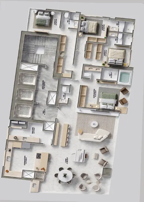 Foto 9 de Apartamento com 4 quartos à venda, 212m2 em Meia Praia, Itapema - SC