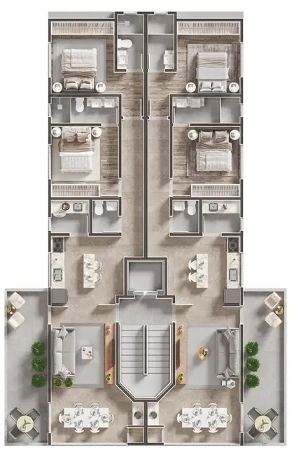 Foto 4 de Apartamento com 2 quartos à venda, 96m2 em Bombinhas - SC