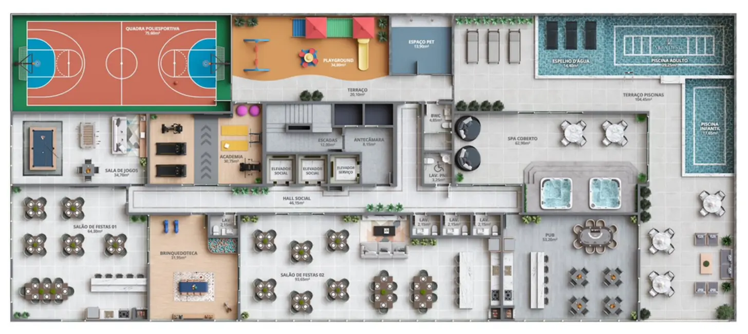 Apartamento com 2 quartos à venda, 69m2 em Itapema - SC - imagem 6 Foto 6 de Apartamento com 2 quartos à venda, 69m2 em Itapema - SC