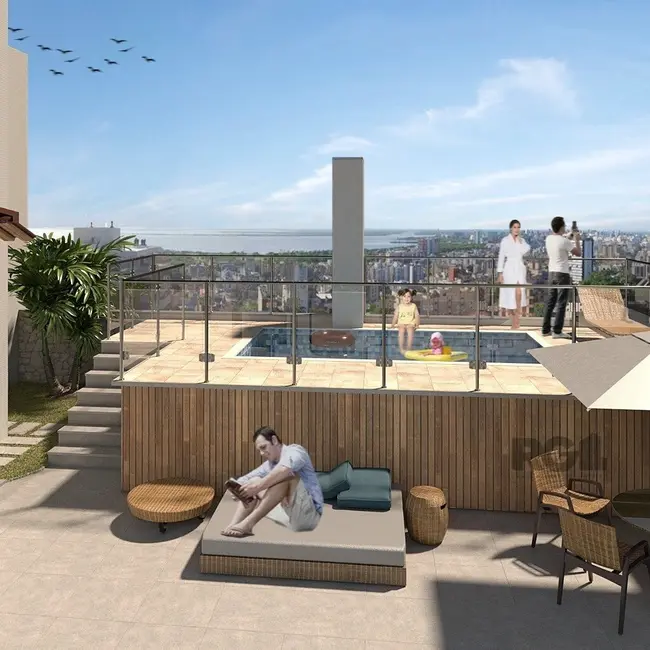Apartamento com 2 quartos à venda, 66m2 em Menino Deus, Porto Alegre - RS - imagem 3 Foto 3 de Apartamento com 2 quartos à venda, 66m2 em Menino Deus, Porto Alegre - RS