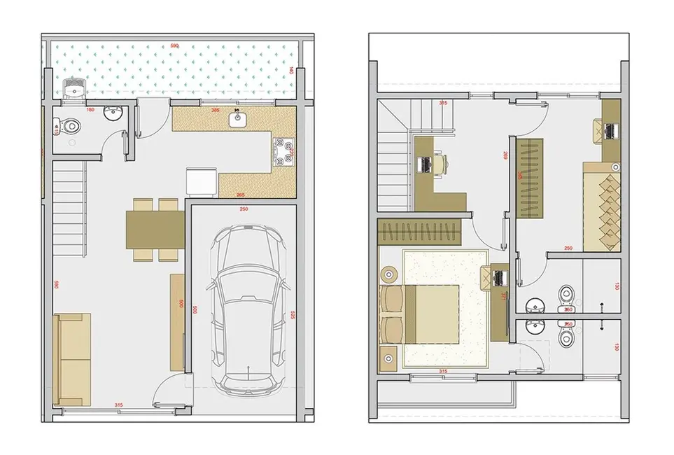 Foto 6 de Casa de Condomínio com 2 quartos à venda, 95m2 em Nova Palhoça, Palhoca - SC
