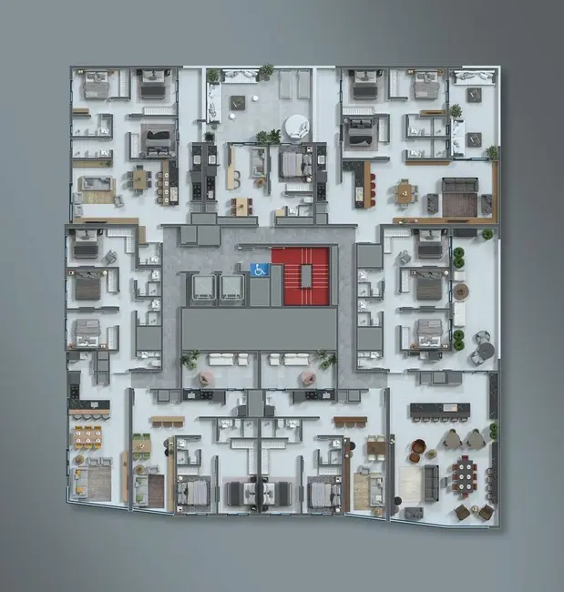 Apartamento com 2 quartos à venda, 98m2 em Capao Da Canoa - RS - imagem 8 Foto 8 de Apartamento com 2 quartos à venda, 98m2 em Capao Da Canoa - RS