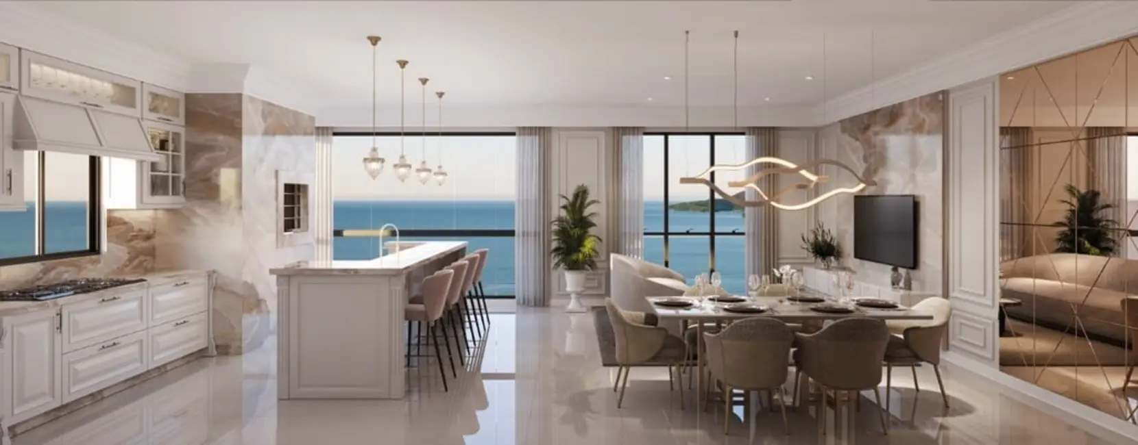 Foto 4 de Apartamento com 3 quartos à venda, 95m2 em Porto Belo - SC