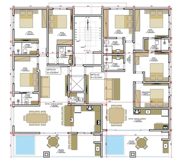 Foto 3 de Cobertura com 3 quartos à venda, 122m2 em Bombinhas - SC