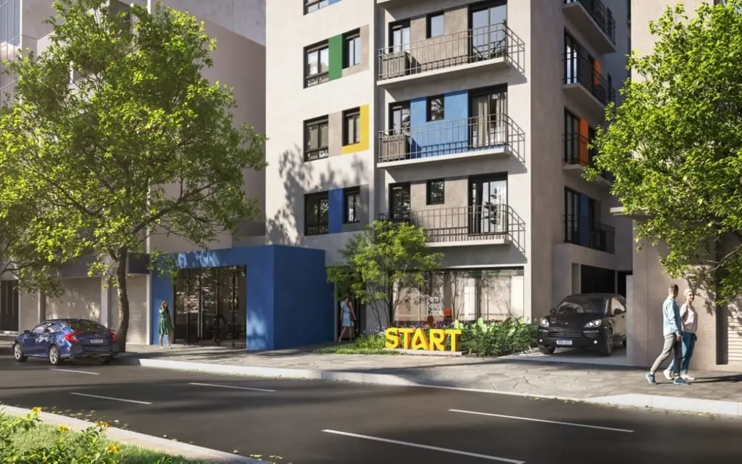 Foto 2 de Apartamento com 2 quartos à venda, 53m2 em Bom Fim, Porto Alegre - RS