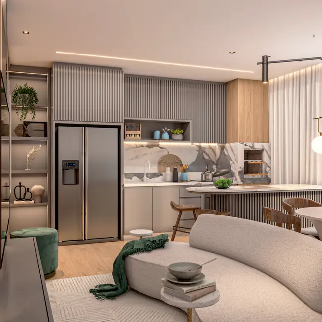 Foto 3 de Apartamento com 2 quartos à venda, 63m2 em Bombinhas - SC