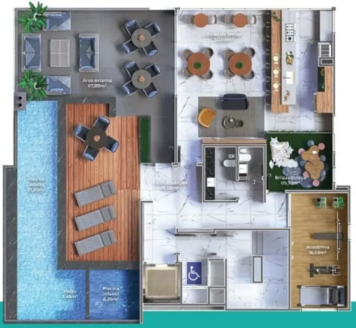 Foto 9 de Apartamento com 2 quartos à venda, 97m2 em Meia Praia, Itapema - SC