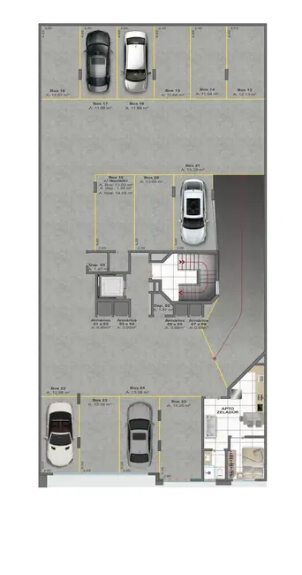 Apartamento com 3 quartos à venda, 100m2 em Capao Da Canoa - RS - imagem 8 Foto 8 de Apartamento com 3 quartos à venda, 100m2 em Capao Da Canoa - RS