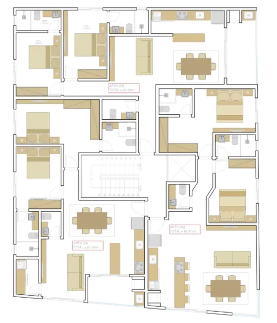 Apartamento com 2 quartos à venda, 98m2 em Bombinhas - SC - imagem 4 Foto 4 de Apartamento com 2 quartos à venda, 98m2 em Bombinhas - SC