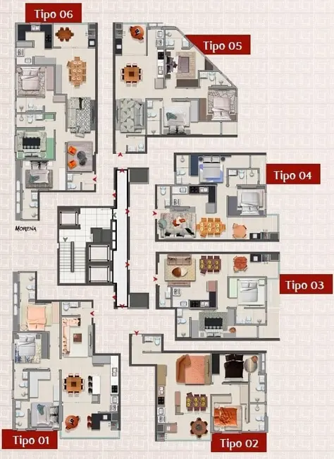 Foto 5 de Apartamento com 3 quartos à venda, 105m2 em Porto Belo - SC