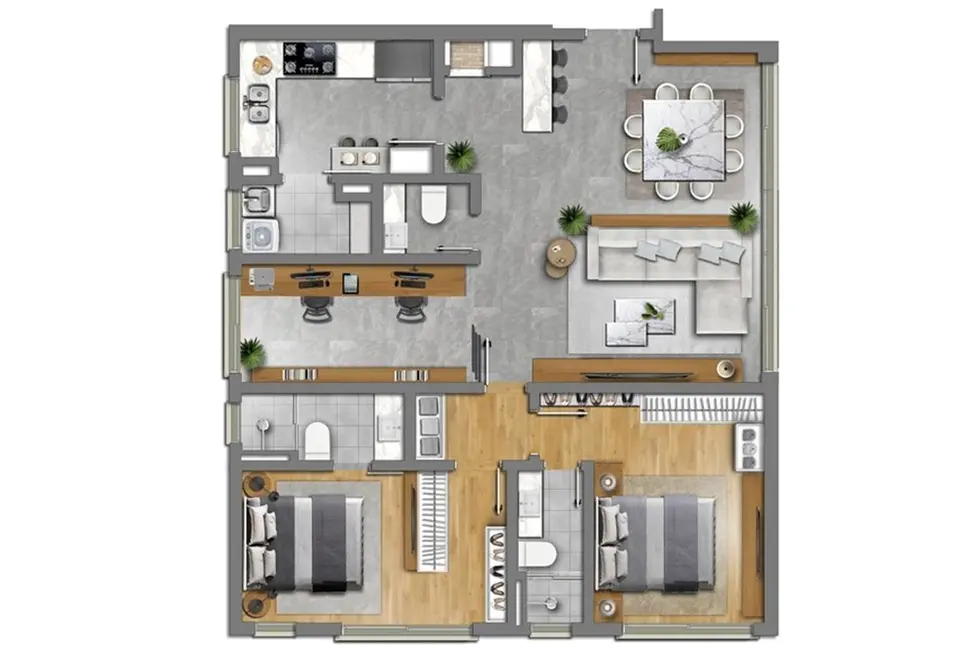 Foto 8 de Apartamento com 4 quartos à venda, 110m2 em Petrópolis, Porto Alegre - RS