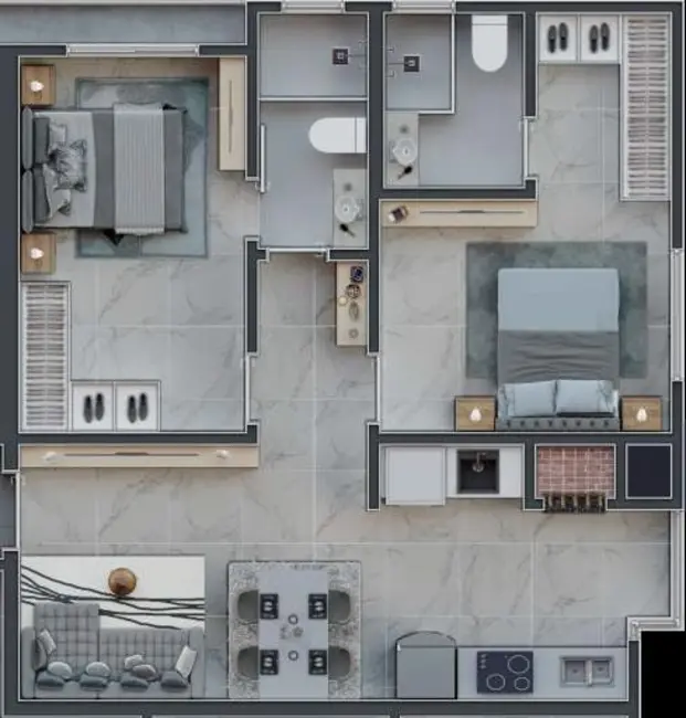 Foto 8 de Apartamento com 2 quartos à venda, 63m2 em Itapema - SC