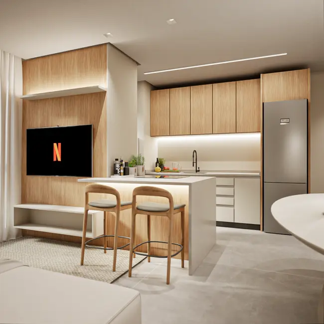 Foto 8 de Apartamento com 3 quartos à venda, 71m2 em Pedra Branca, Palhoca - SC