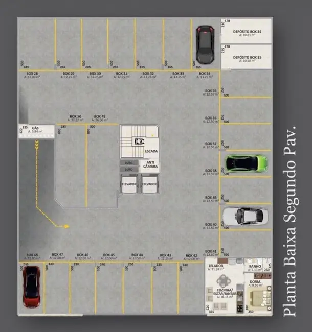 Apartamento com 3 quartos à venda, 105m2 em Capao Da Canoa - RS - imagem 4 Foto 4 de Apartamento com 3 quartos à venda, 105m2 em Capao Da Canoa - RS