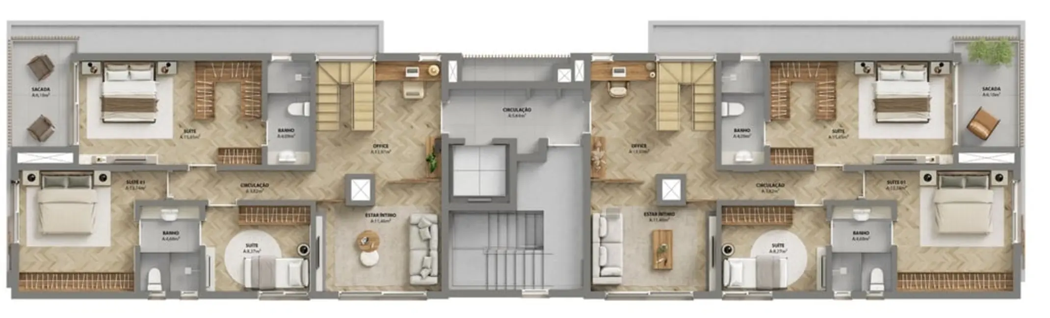 Apartamento com 3 quartos à venda, 204m2 em Moinhos de Vento, Porto Alegre - RS - imagem 6 Foto 6 de Apartamento com 3 quartos à venda, 204m2 em Moinhos de Vento, Porto Alegre - RS