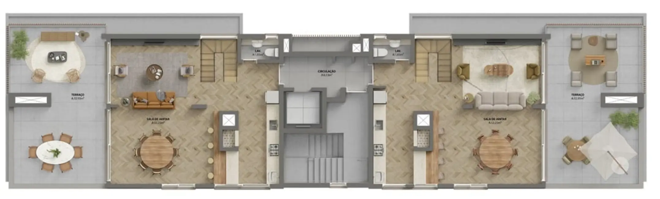 Apartamento com 3 quartos à venda, 204m2 em Moinhos de Vento, Porto Alegre - RS - imagem 7 Foto 7 de Apartamento com 3 quartos à venda, 204m2 em Moinhos de Vento, Porto Alegre - RS