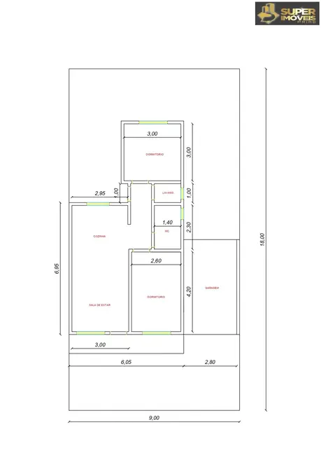 Foto 5 de Casa com 2 quartos à venda, 162m2 em Três Vendas, Pelotas - RS