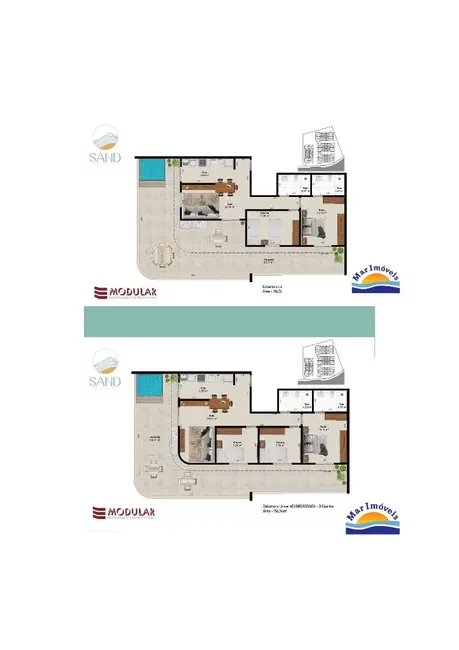 Apartamento com 1 quarto à venda, 65m2 em Arraial Do Cabo - RJ - imagem 8 Foto 8 de Apartamento com 1 quarto à venda, 65m2 em Arraial Do Cabo - RJ