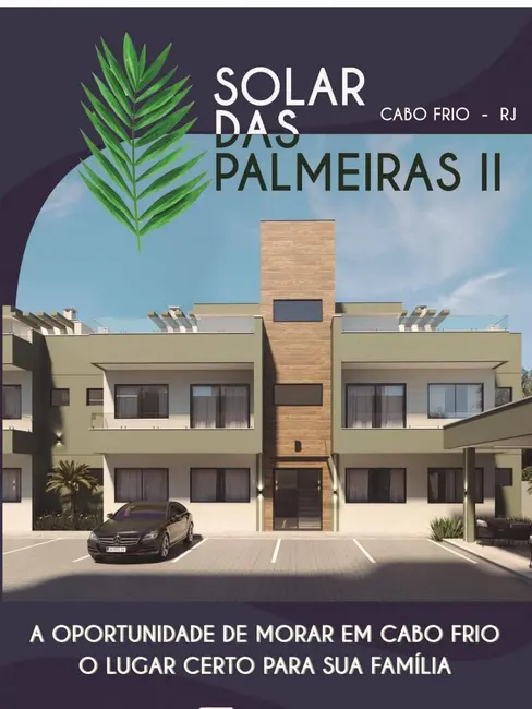 Foto 1 de Apartamento com 2 quartos à venda, 68m2 em Palmeiras, Cabo Frio - RJ