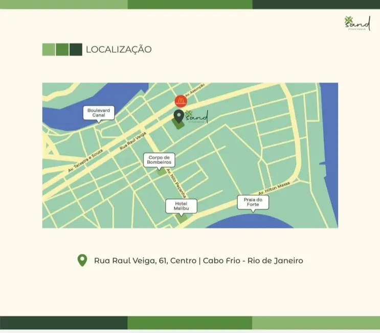 Foto 9 de Apartamento com 1 quarto à venda, 37m2 em Centro, Cabo Frio - RJ