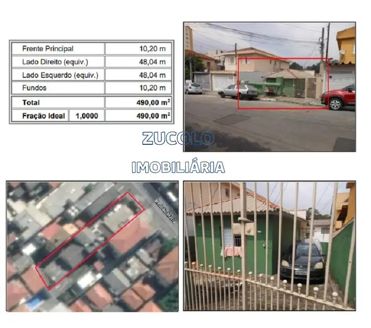 Foto 2 de Terreno / Lote à venda, 490m2 em Vila Brasílio Machado, São Paulo - SP