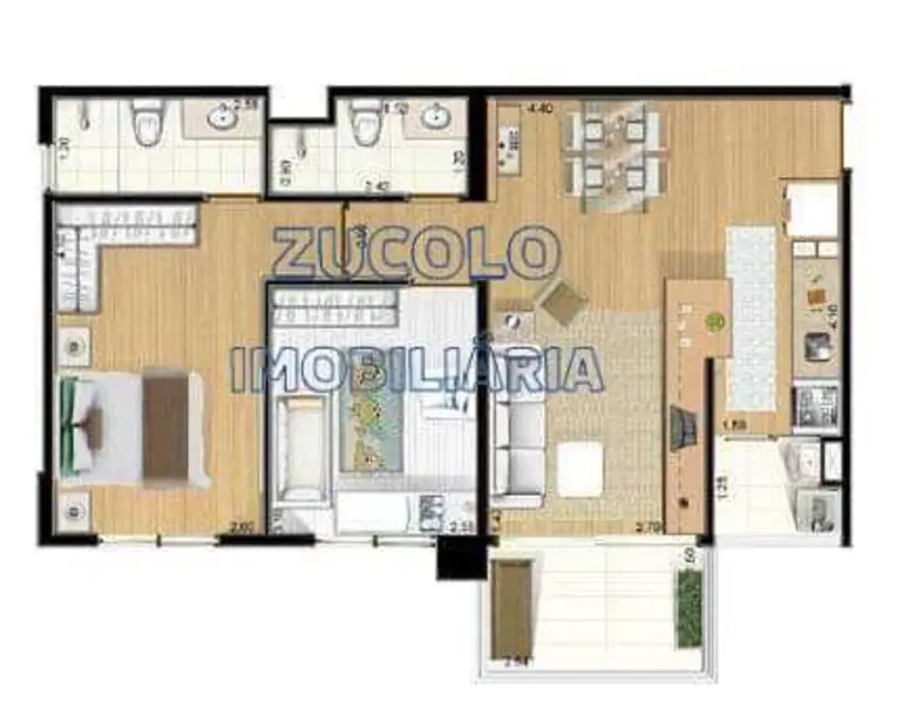 Foto 2 de Apartamento com 2 quartos à venda, 64m2 em Saúde, São Paulo - SP